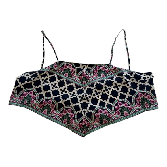 Y.A.S Top Yasmylia Crop Top With Back Tie - Size XL - Picture 2 of 15